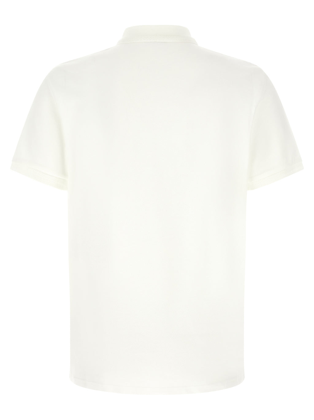 Weißes Poloshirt aus Baumwolle
