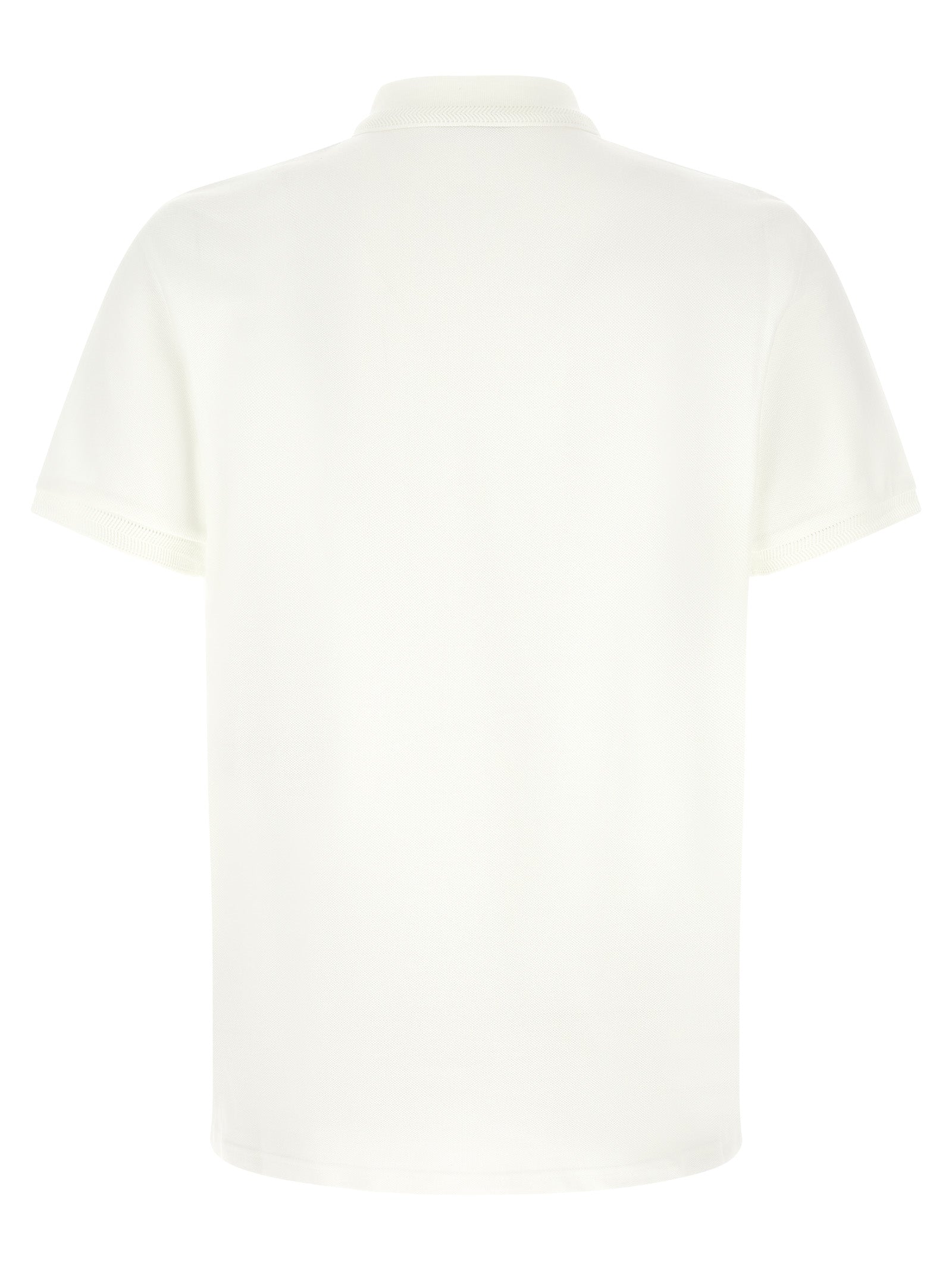 Weißes Poloshirt aus Baumwolle