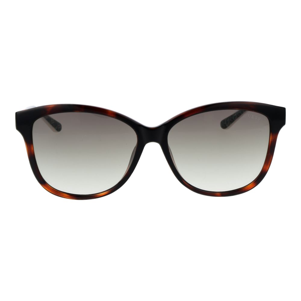 Braune Sonnenbrille aus Kunststoff