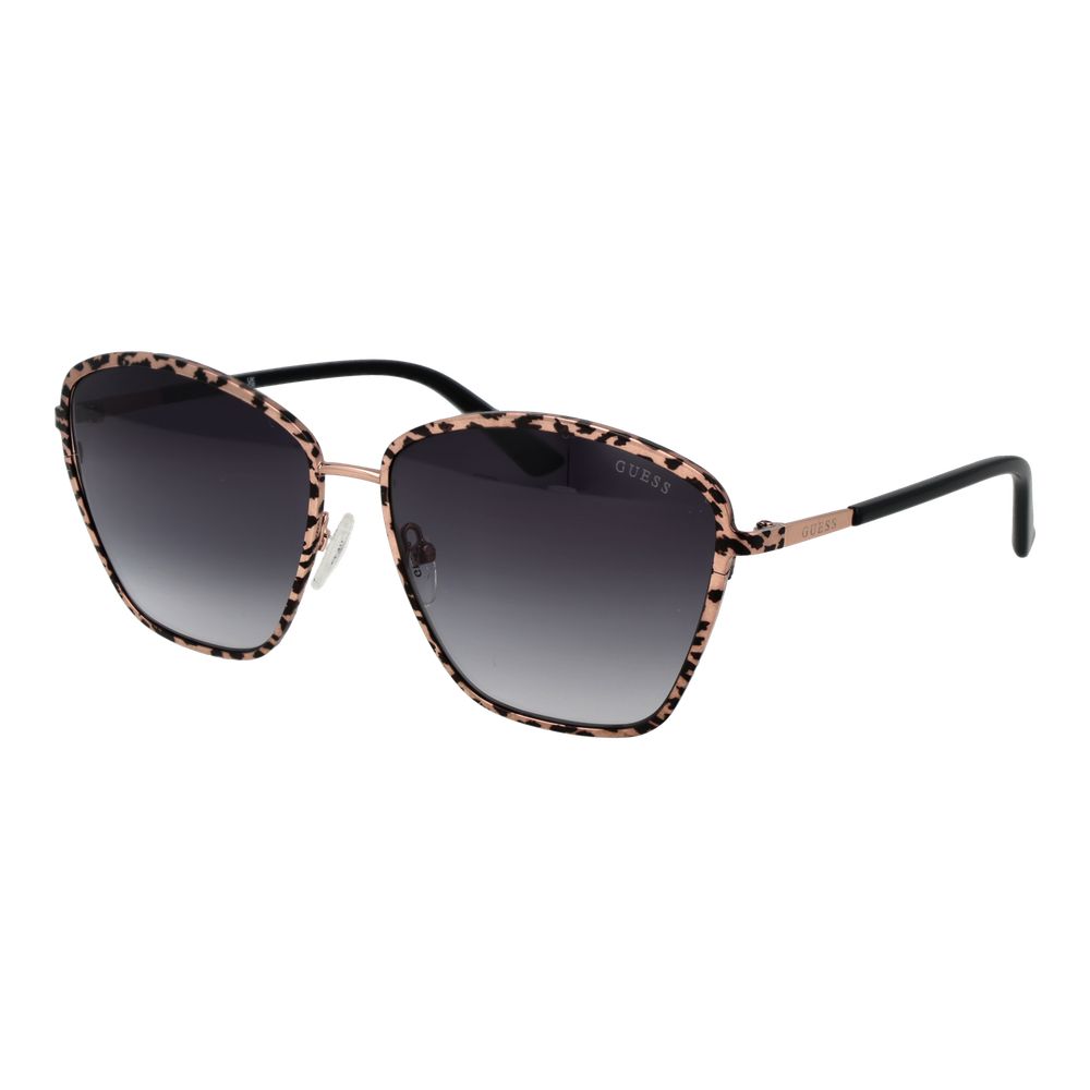 Sonnenbrille aus Roségold-Metall