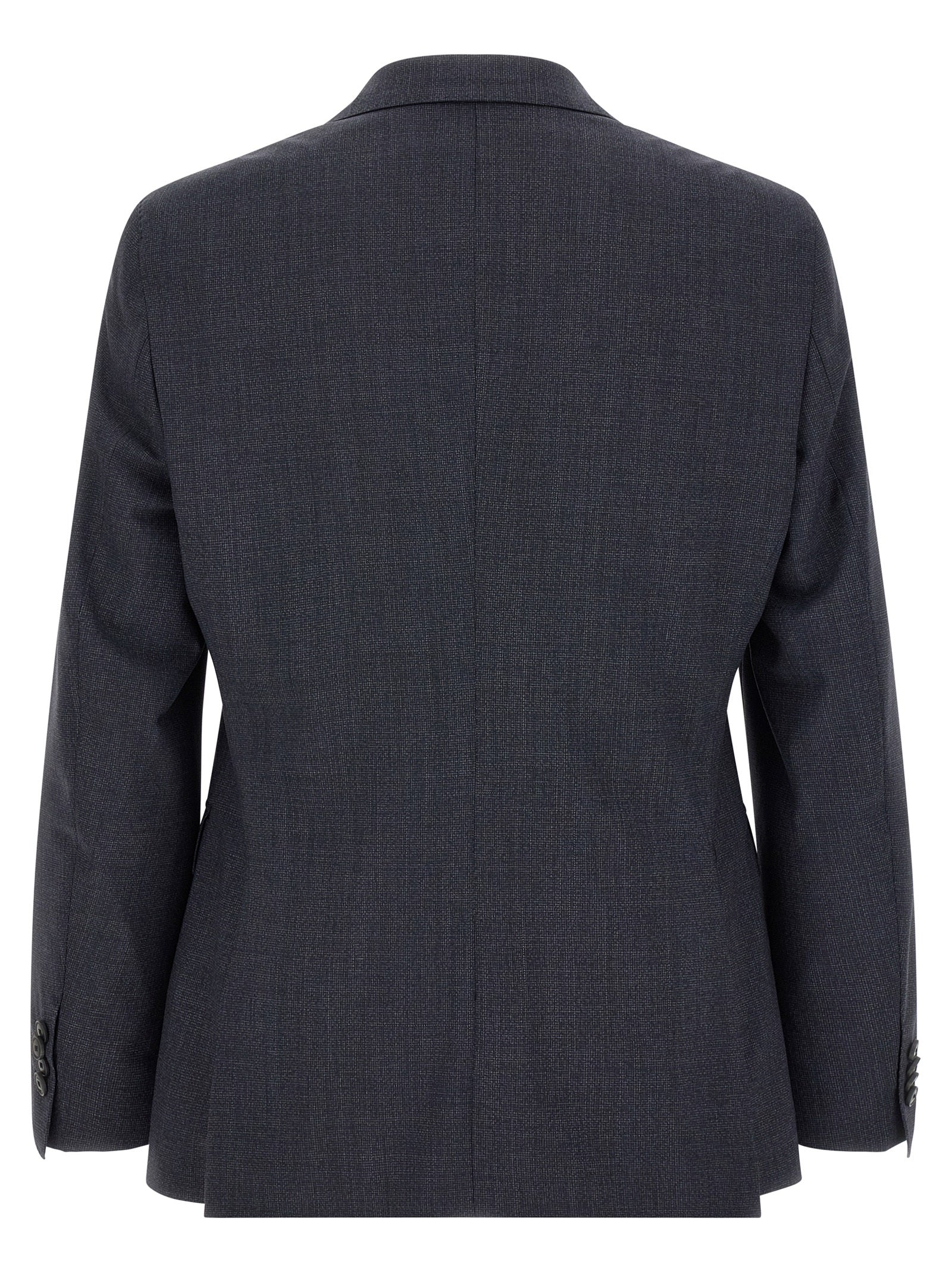 Hugo Boss Blaues Zweiteiler-Anzug aus Polyester