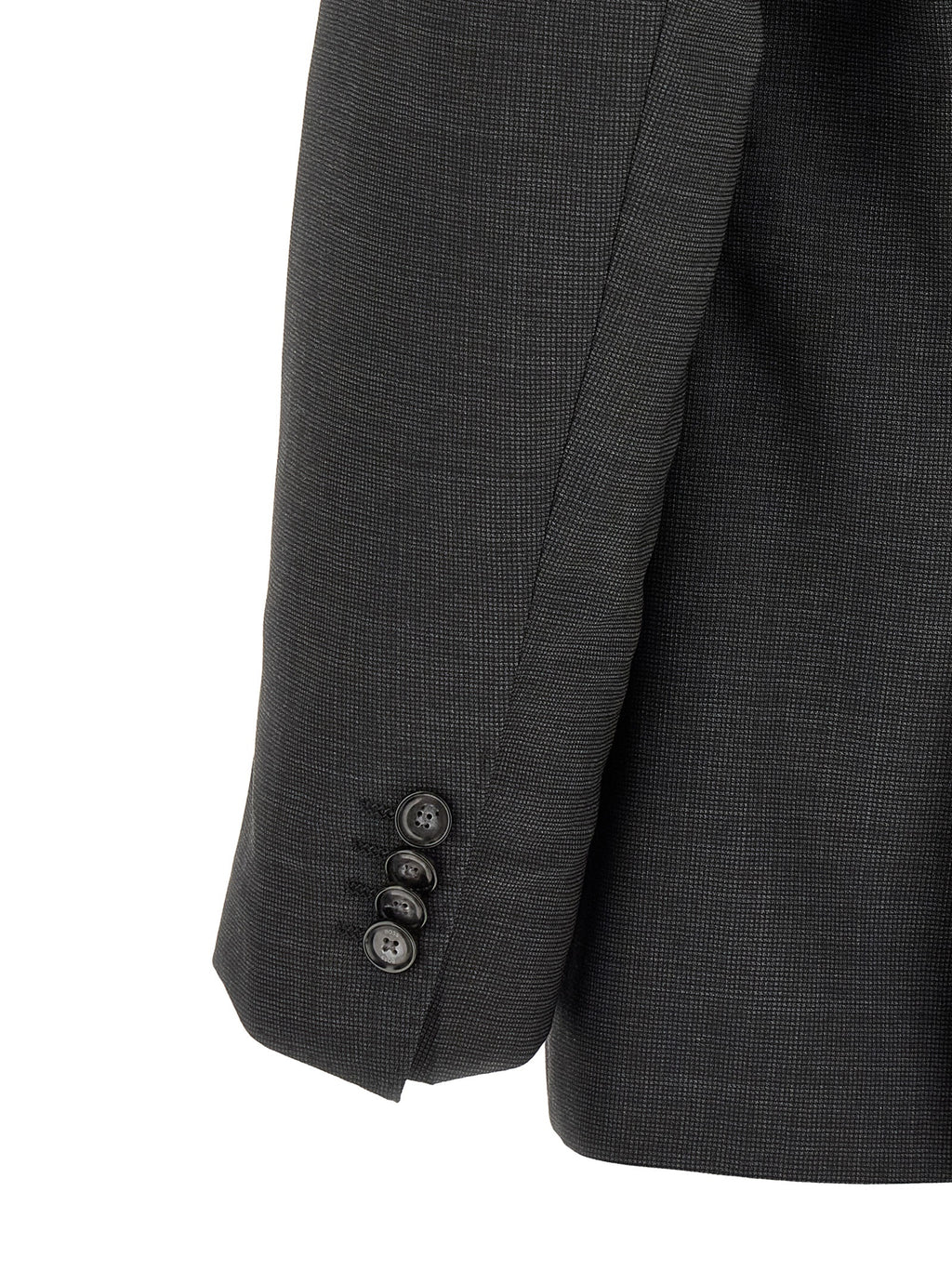 Hugo Boss Grauer Zweiteiler aus reiner Schurwolle