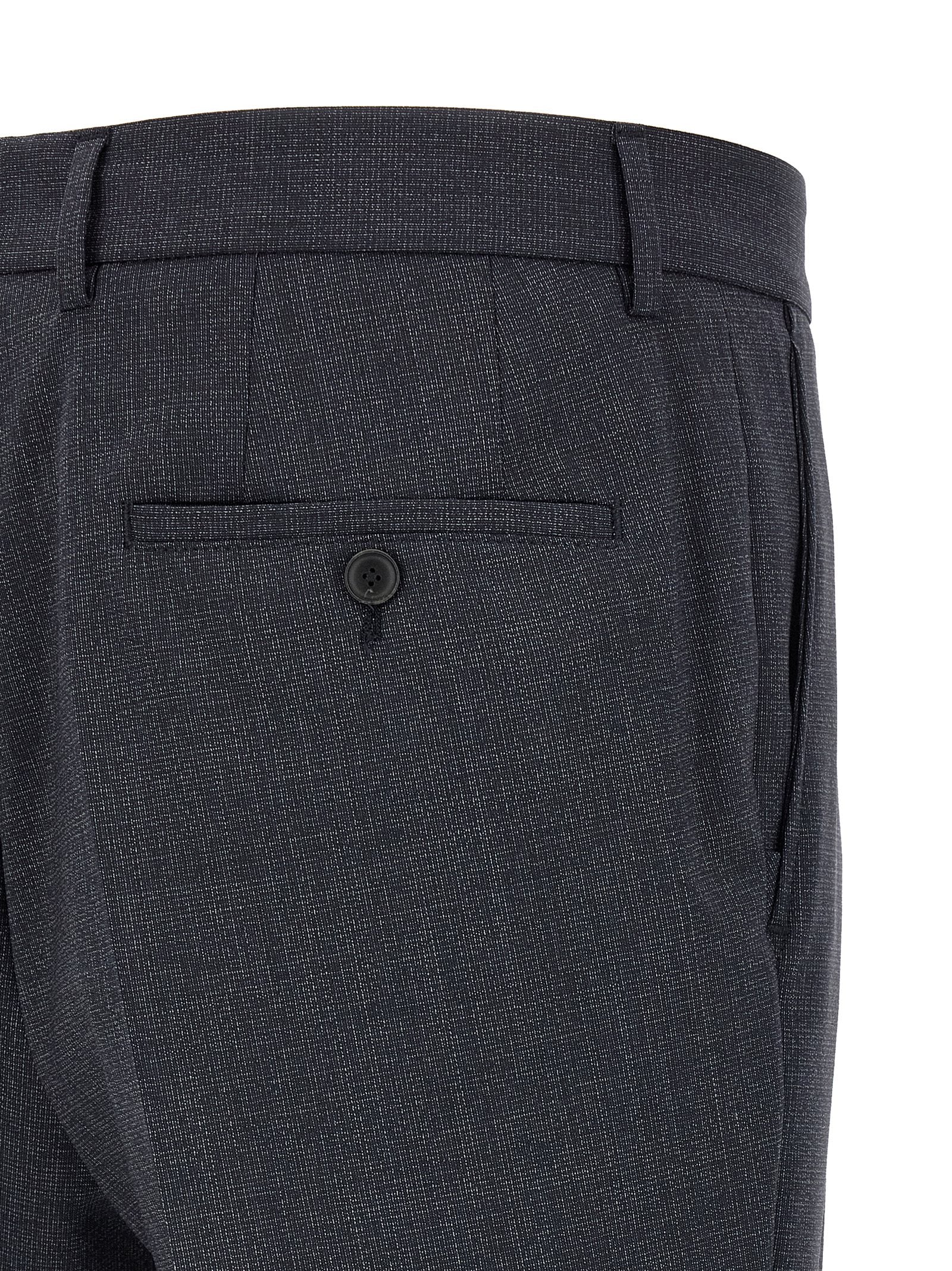 Hugo Boss Blaues Zweiteiler-Anzug aus Polyester