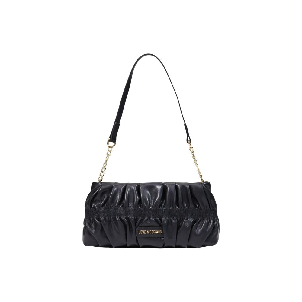 Love Moschino Schwarze Handtasche aus Polyethylen