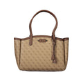 Original Guess Damenhandtasche aus beigem Polyurethan