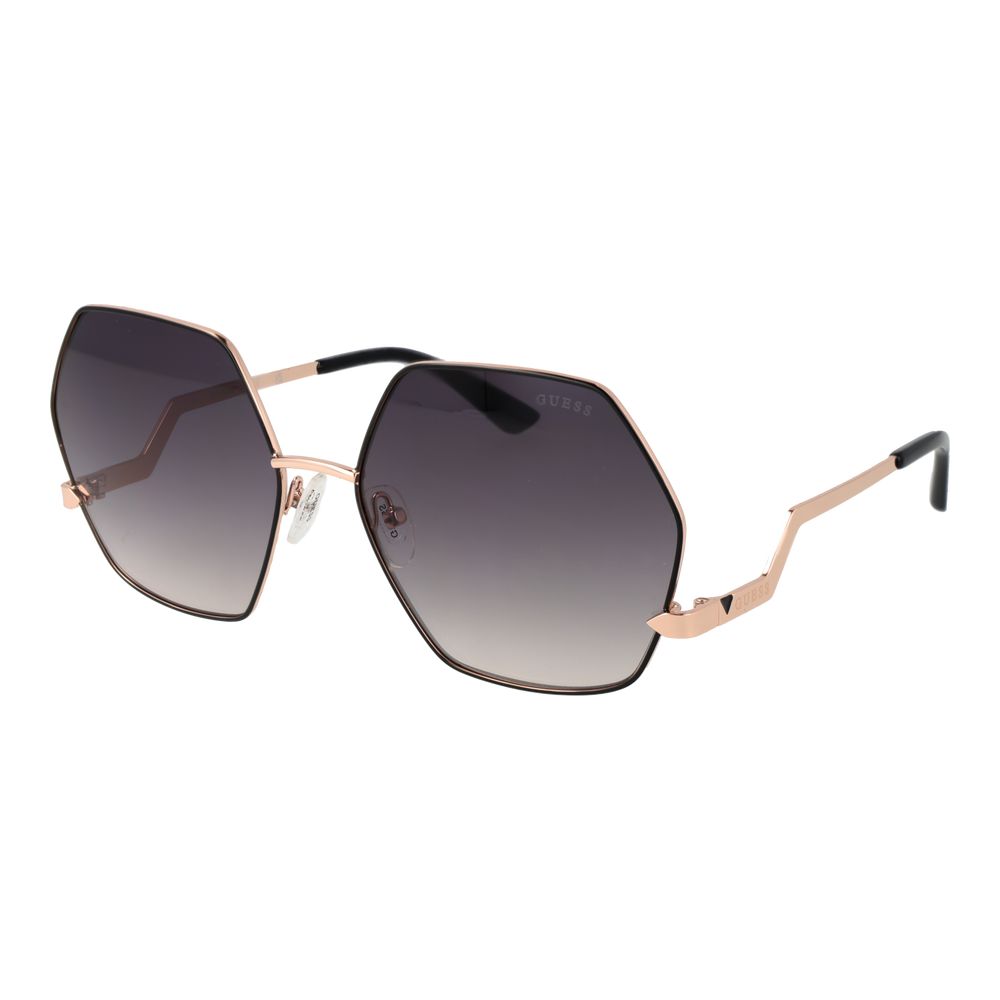 Schwarze Sonnenbrille aus Metall