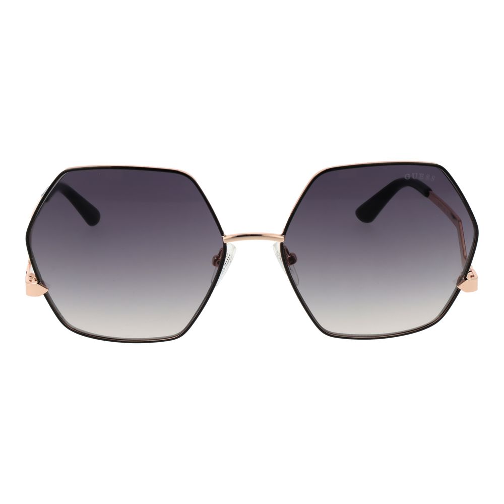 Schwarze Sonnenbrille aus Metall