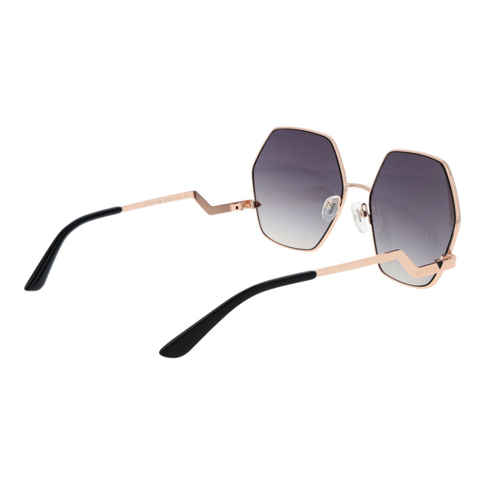 Schwarze Sonnenbrille aus Metall