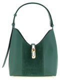Furla Zweifarbige Schultertasche aus Kalbsleder