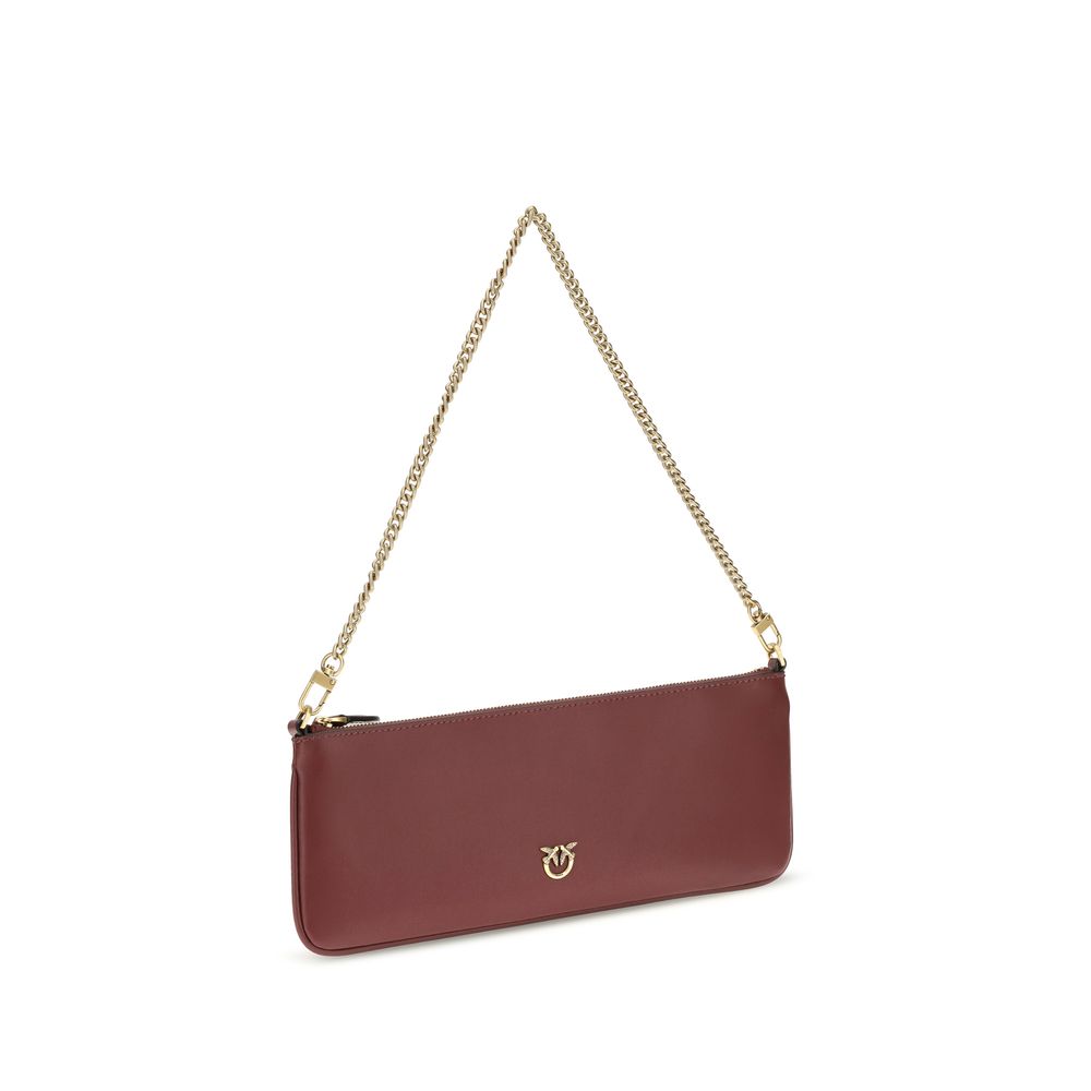 PINKO Bordeaux Kalbsleder Bos Taurus Geldbörse