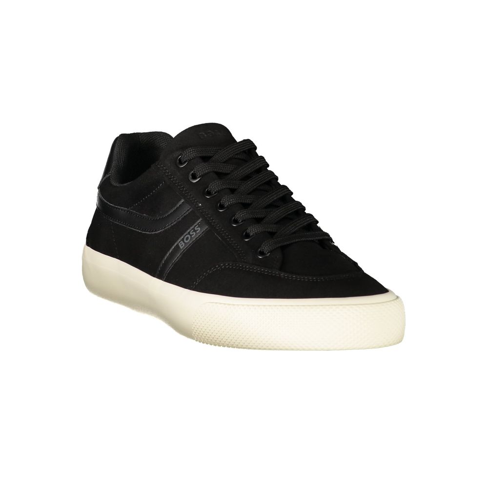 Hugo Boss Schwarze Sportschuhe aus Polyester