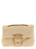 PINKO Beige Lammleder Umhängetasche