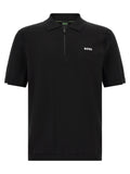 Hugo Boss Schwarzes Baumwoll-Poloshirt