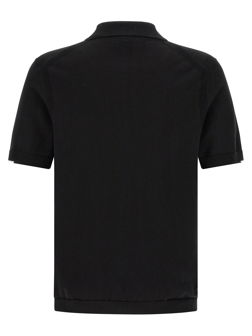 Hugo Boss Schwarzes Baumwoll-Poloshirt