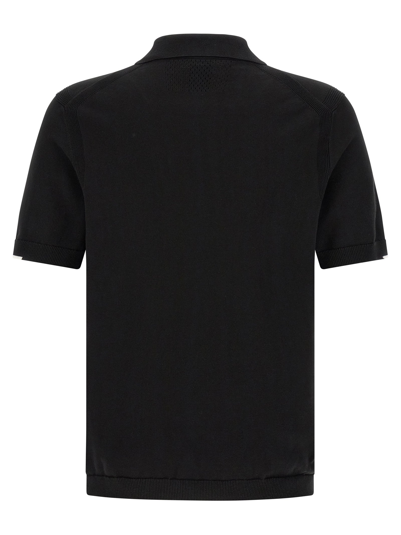 Hugo Boss Schwarzes Baumwoll-Poloshirt