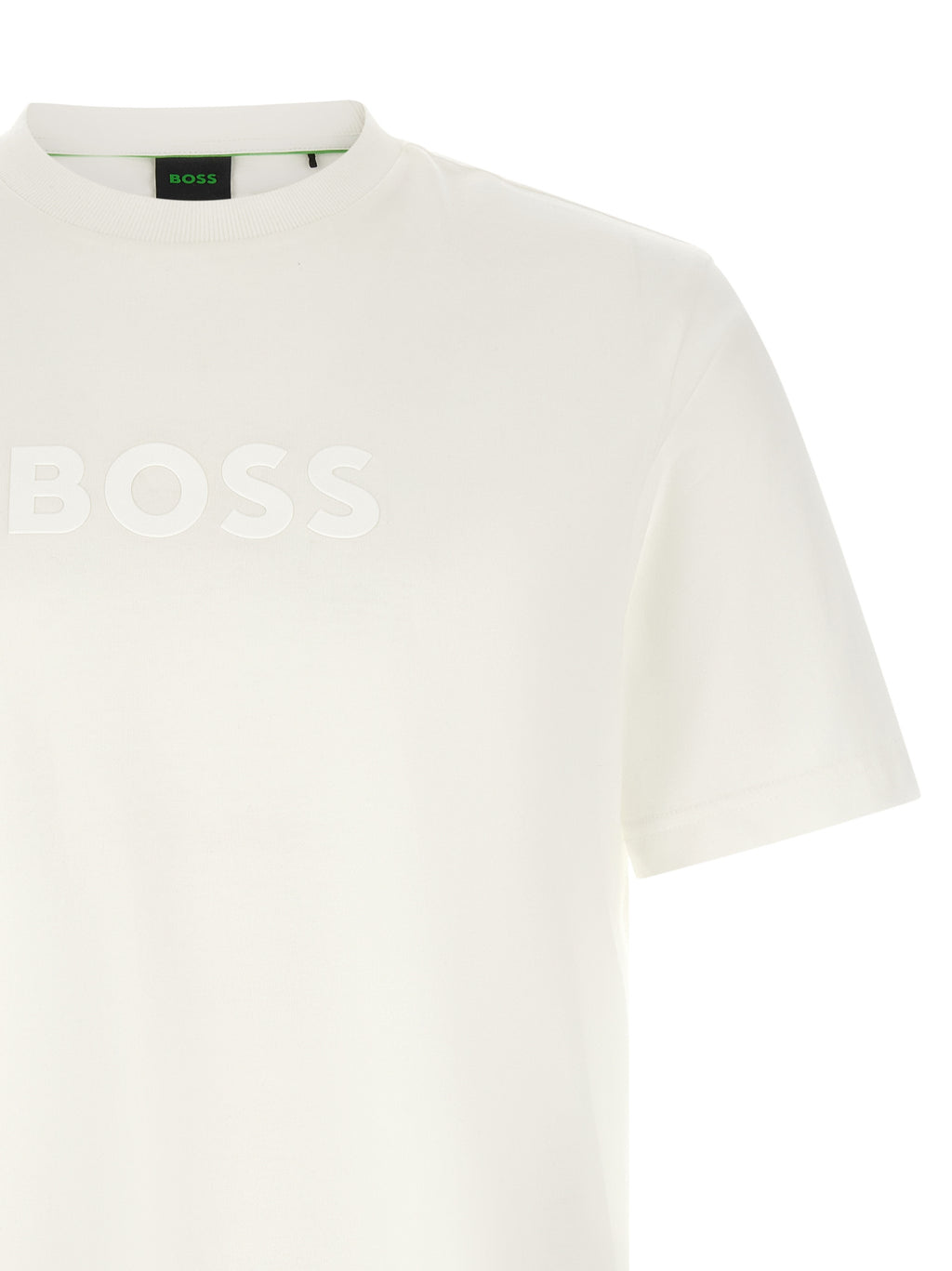 Hugo Boss Weißes Baumwoll-T-Shirt