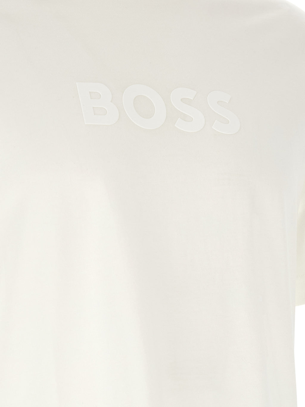 Hugo Boss Weißes Baumwoll-T-Shirt