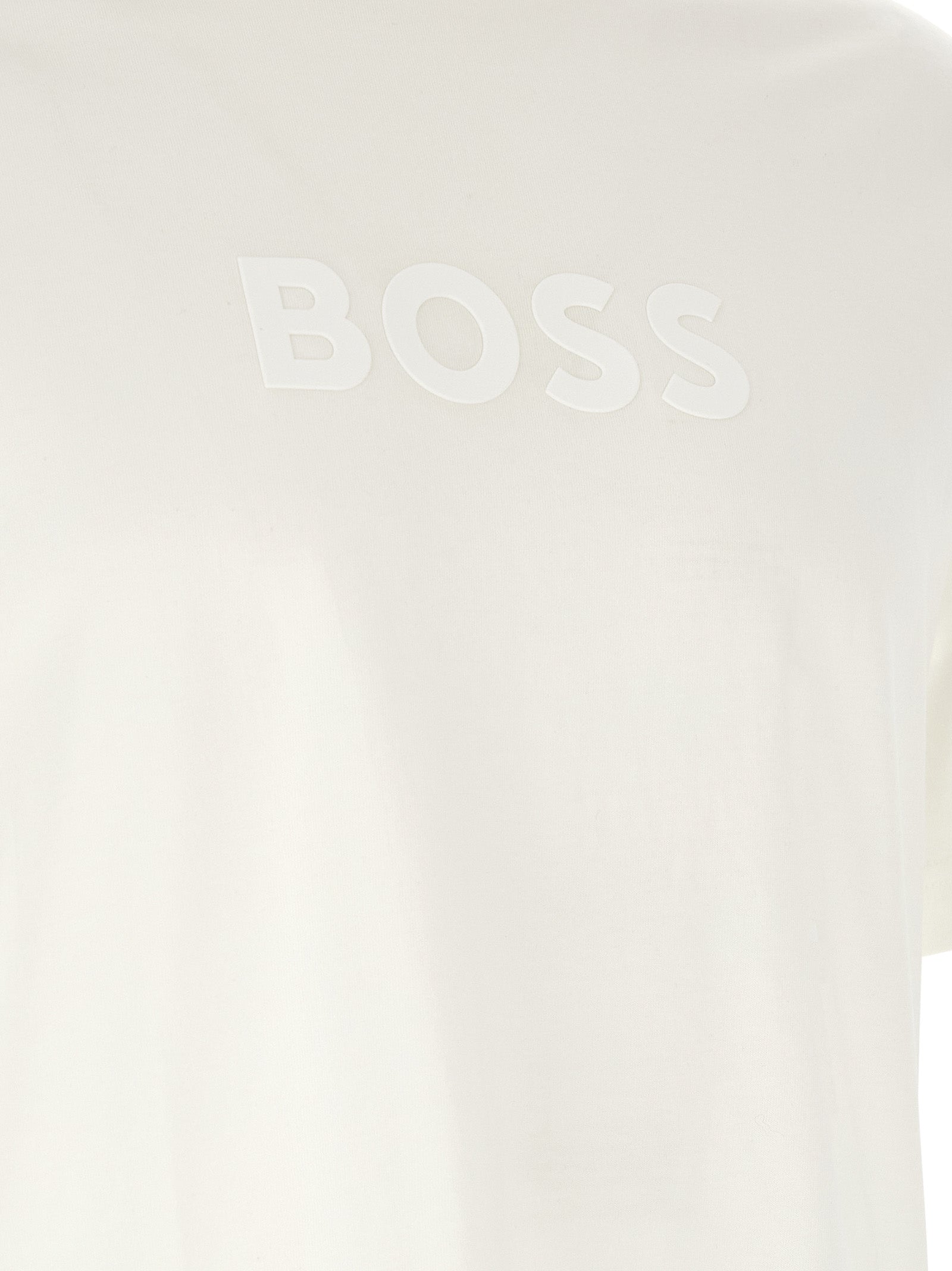 Hugo Boss Weißes Baumwoll-T-Shirt