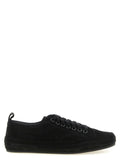 Tom Ford Schwarze Leder Low-Top-Sneaker