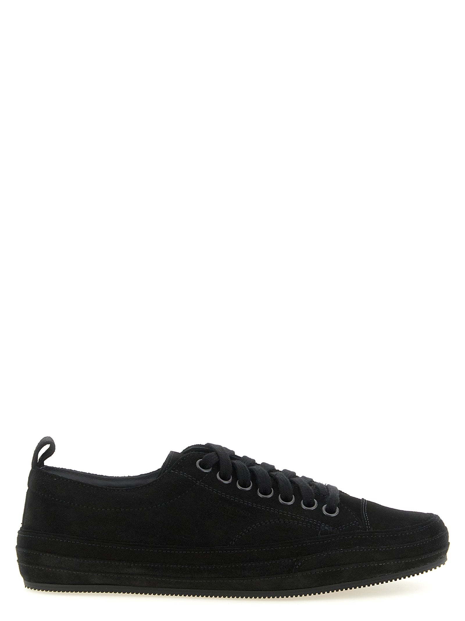 Tom Ford Schwarze Leder Low-Top-Sneaker