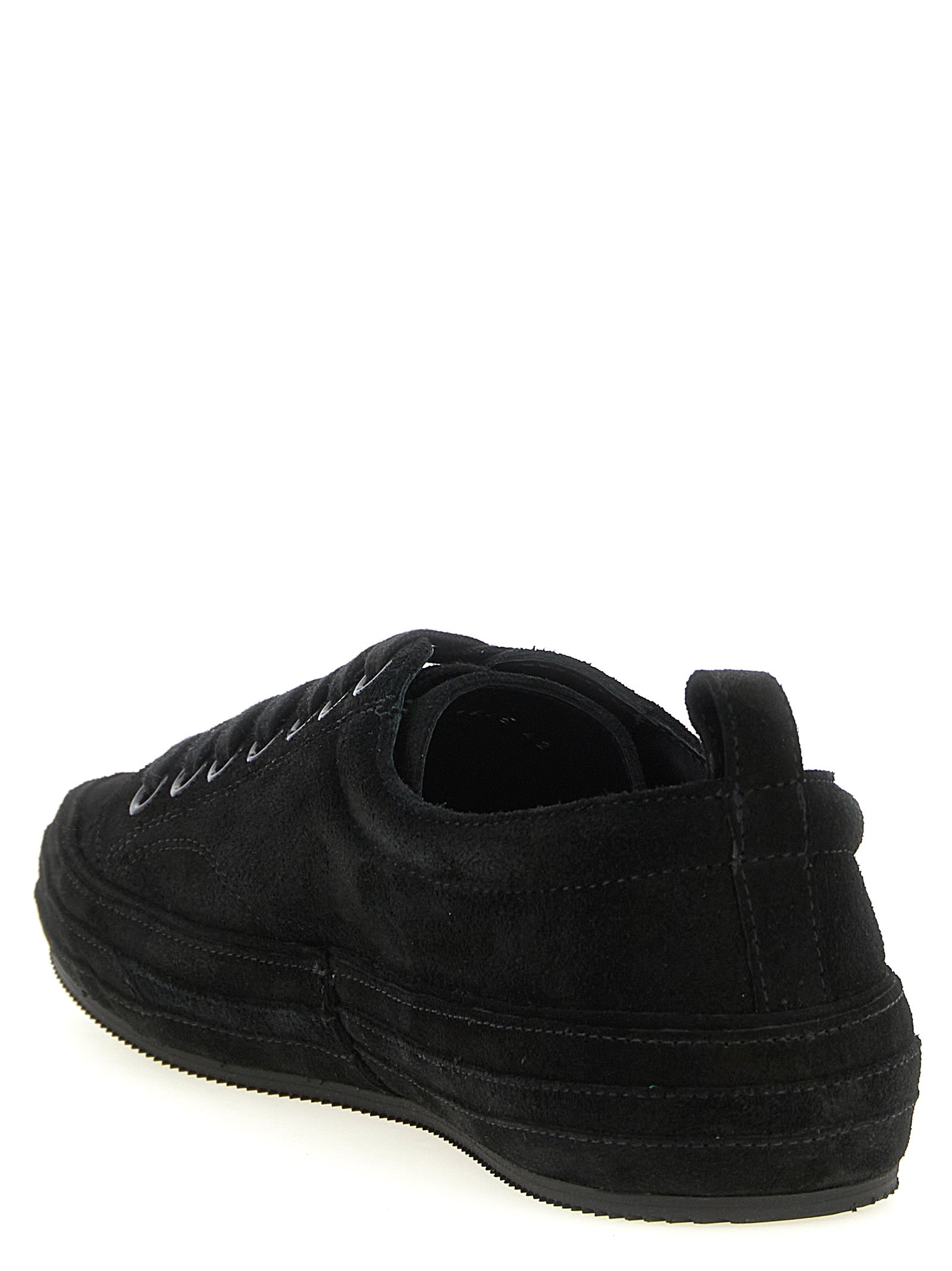 Tom Ford Schwarze Leder Low-Top-Sneaker