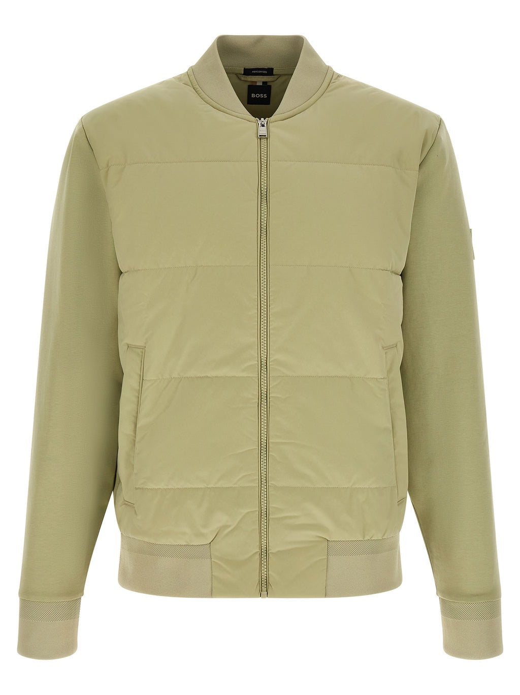 Hugo Boss Zweifarbiger Baumwollpullover
