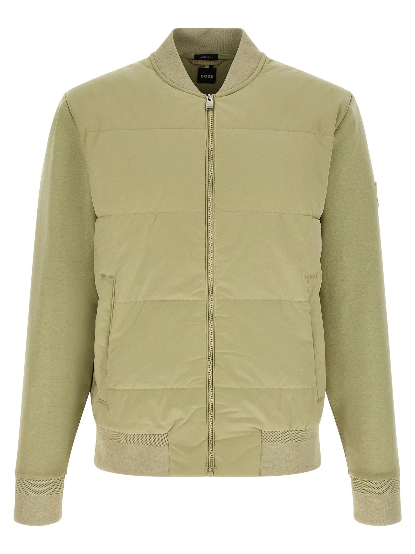 Hugo Boss Zweifarbiger Baumwollpullover