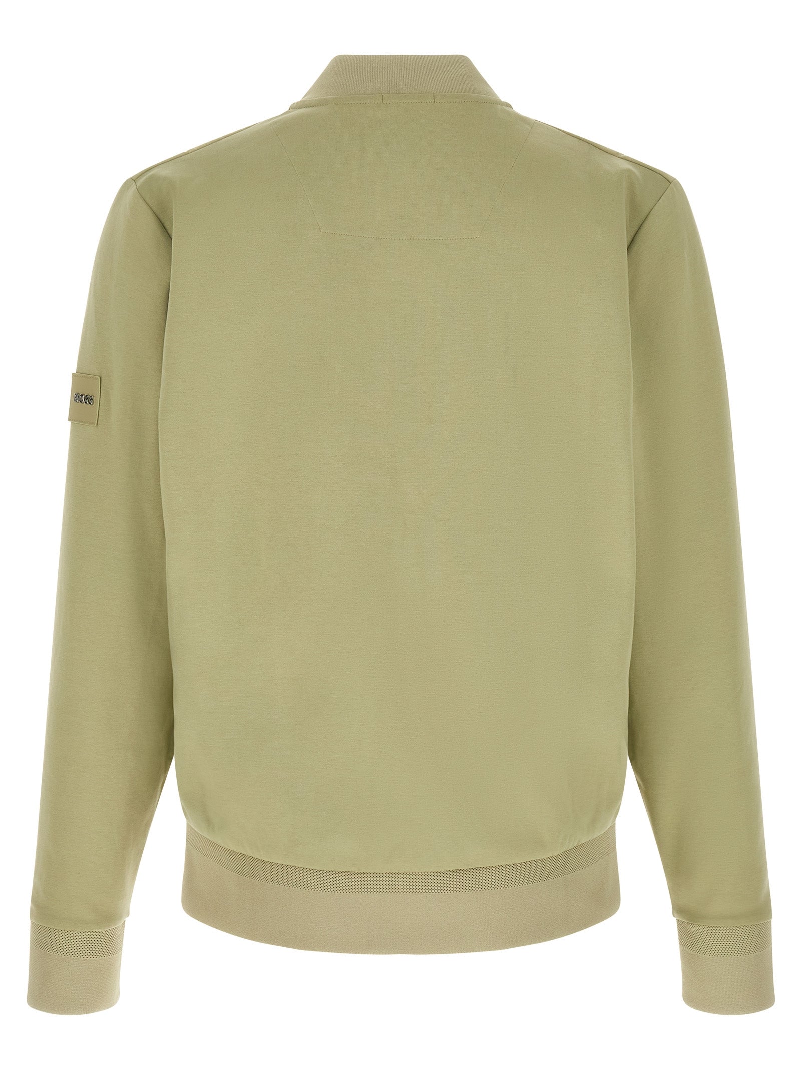 Hugo Boss Zweifarbiger Baumwollpullover