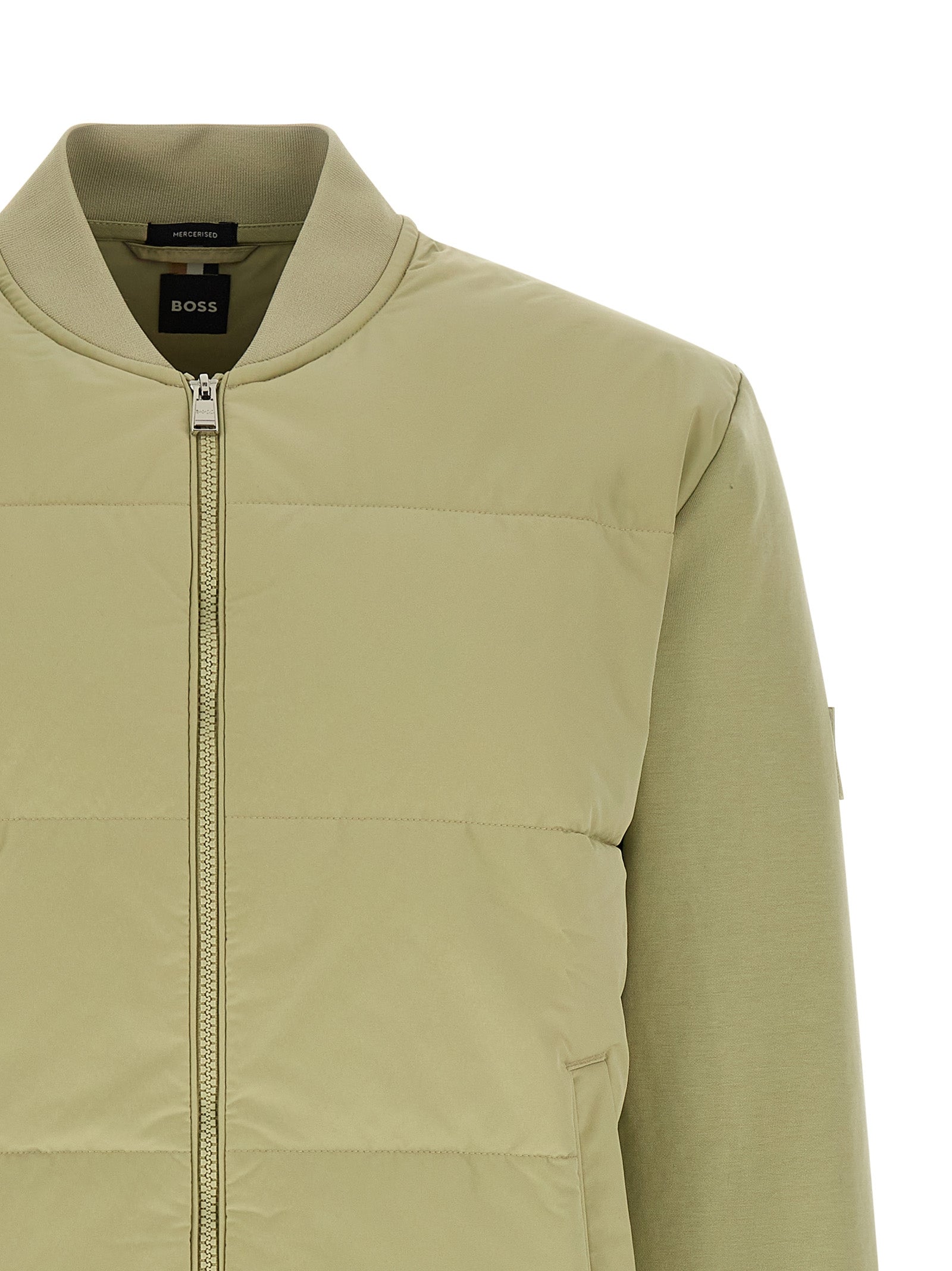 Hugo Boss Zweifarbiger Baumwollpullover