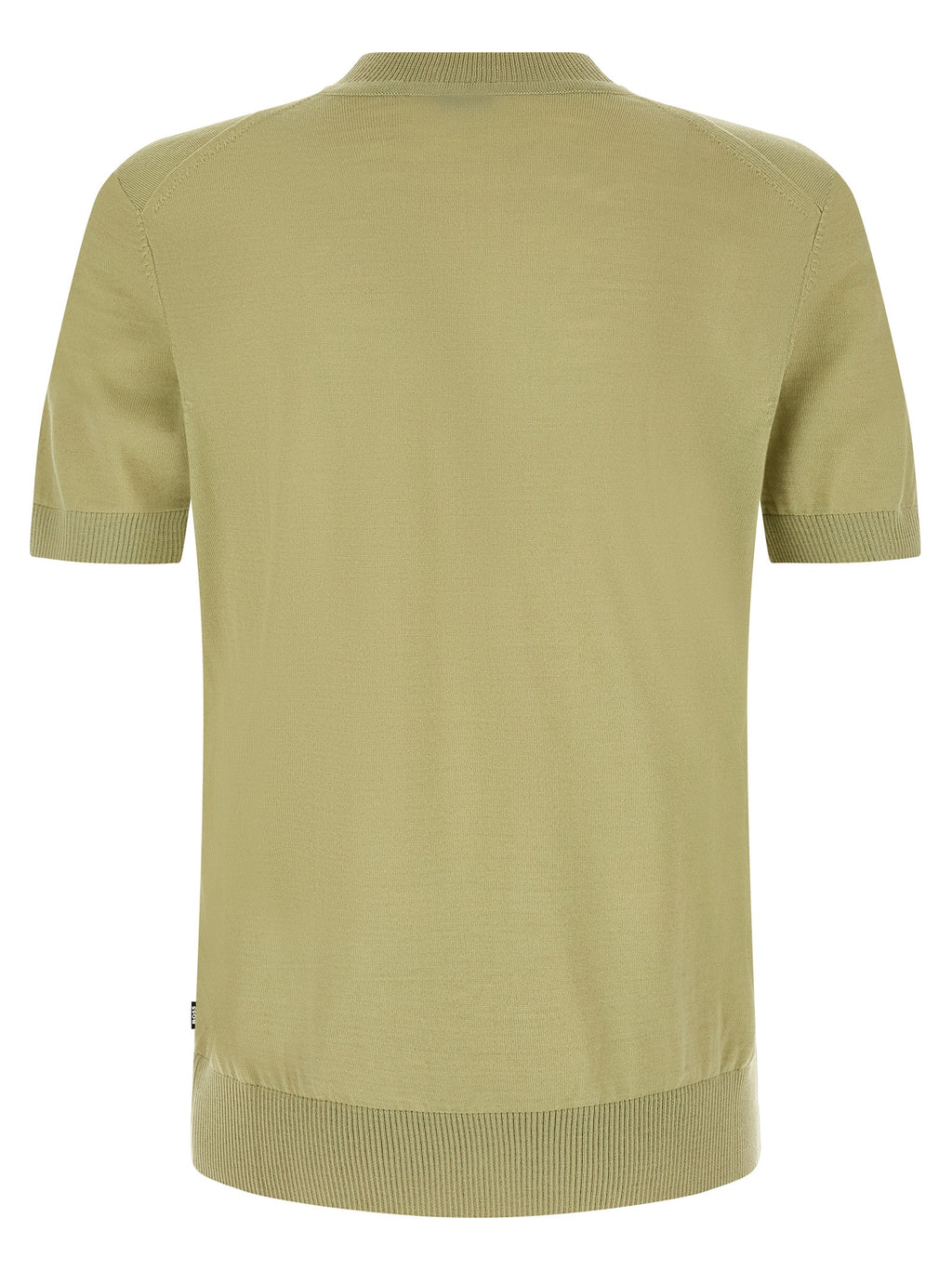 Hugo Boss Bicolor T-Shirt aus reiner Schurwolle