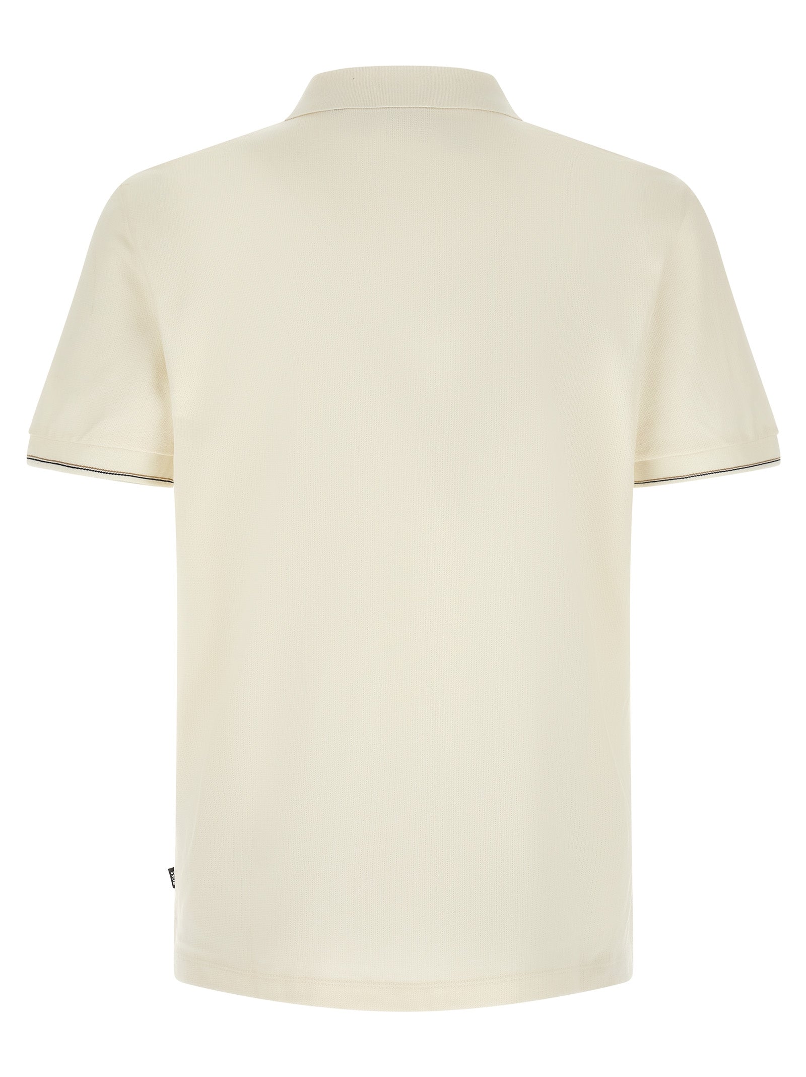 Hugo Boss Beige Cotton Polo Shirt