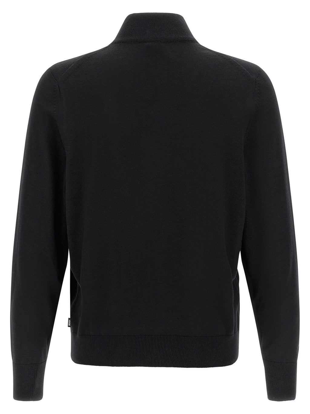 Hugo Boss Schwarzer Cardigan aus Schurwolle