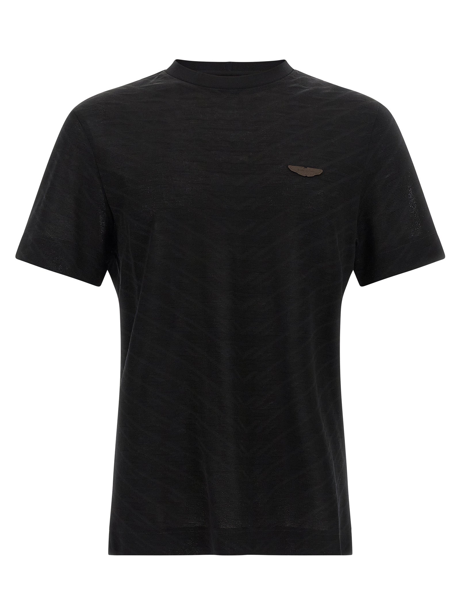 Hugo Boss Schwarzes Baumwoll-T-Shirt