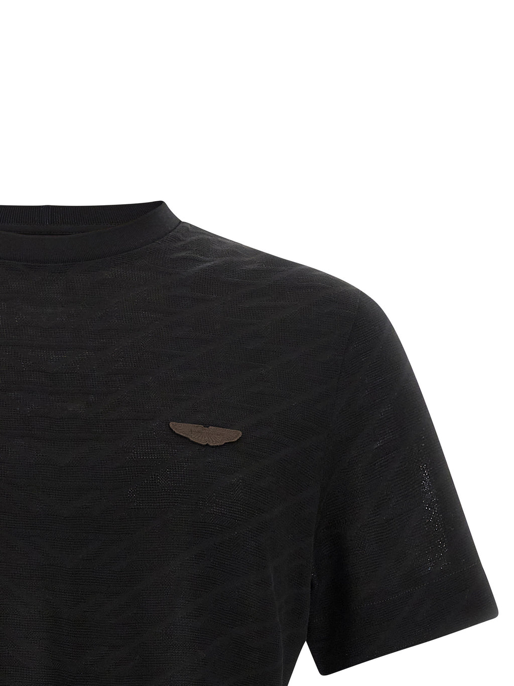 Hugo Boss Schwarzes Baumwoll-T-Shirt