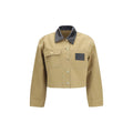 Balenciaga Beige Baumwolljacke in voller Länge