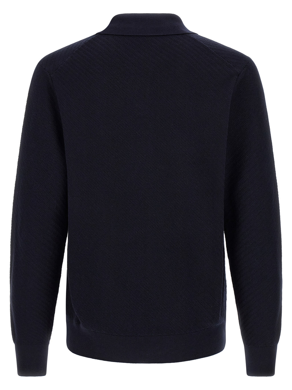 Hugo Boss Blaues Baumwoll-Polohemd