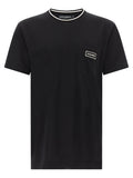 Dolce & Gabbana Schwarzes Baumwoll-T-Shirt