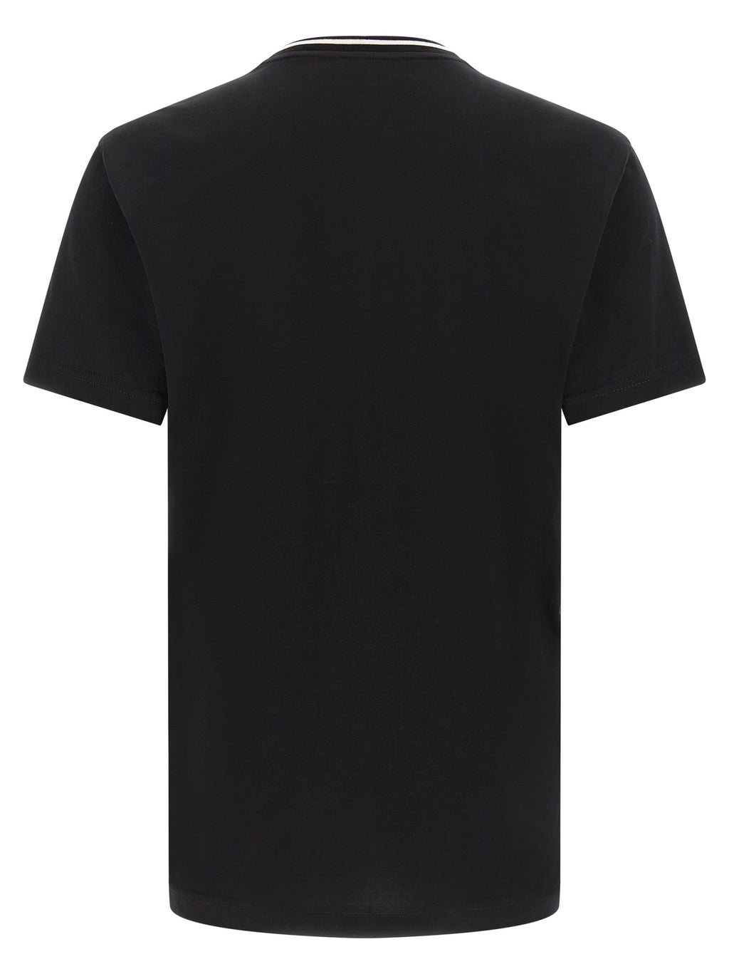 Dolce & Gabbana Schwarzes Baumwoll-T-Shirt