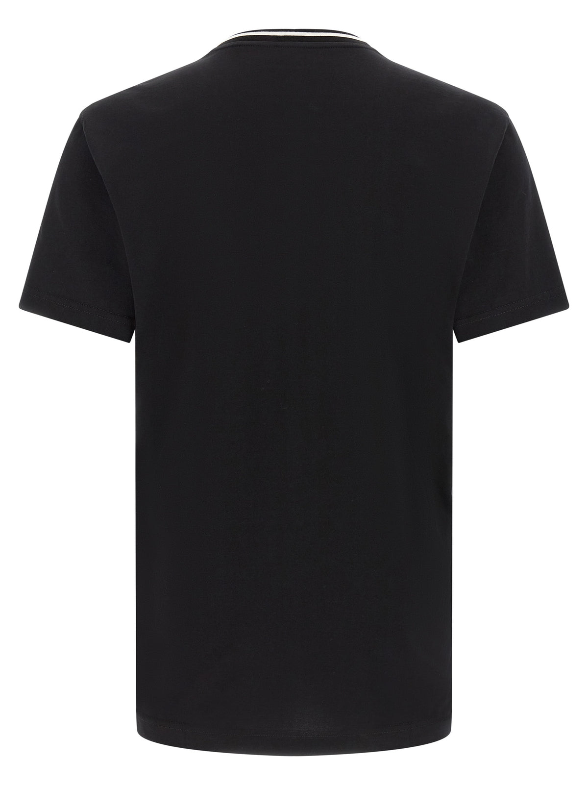 Dolce & Gabbana Schwarzes Baumwoll-T-Shirt