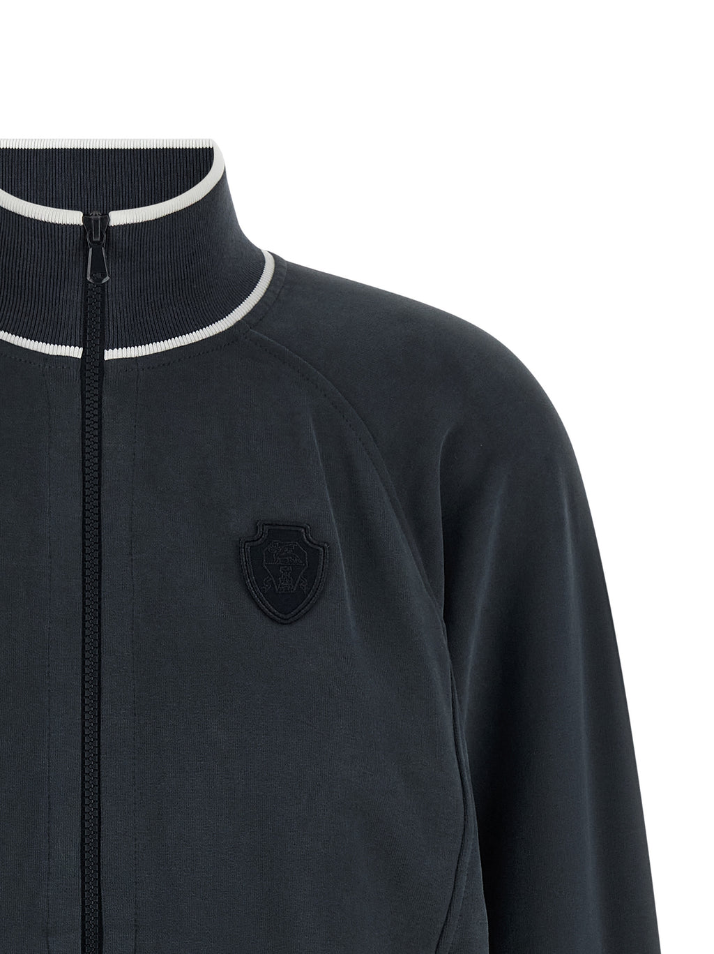Brunello Cucinelli Blauer Baumwoll-Sweatshirt