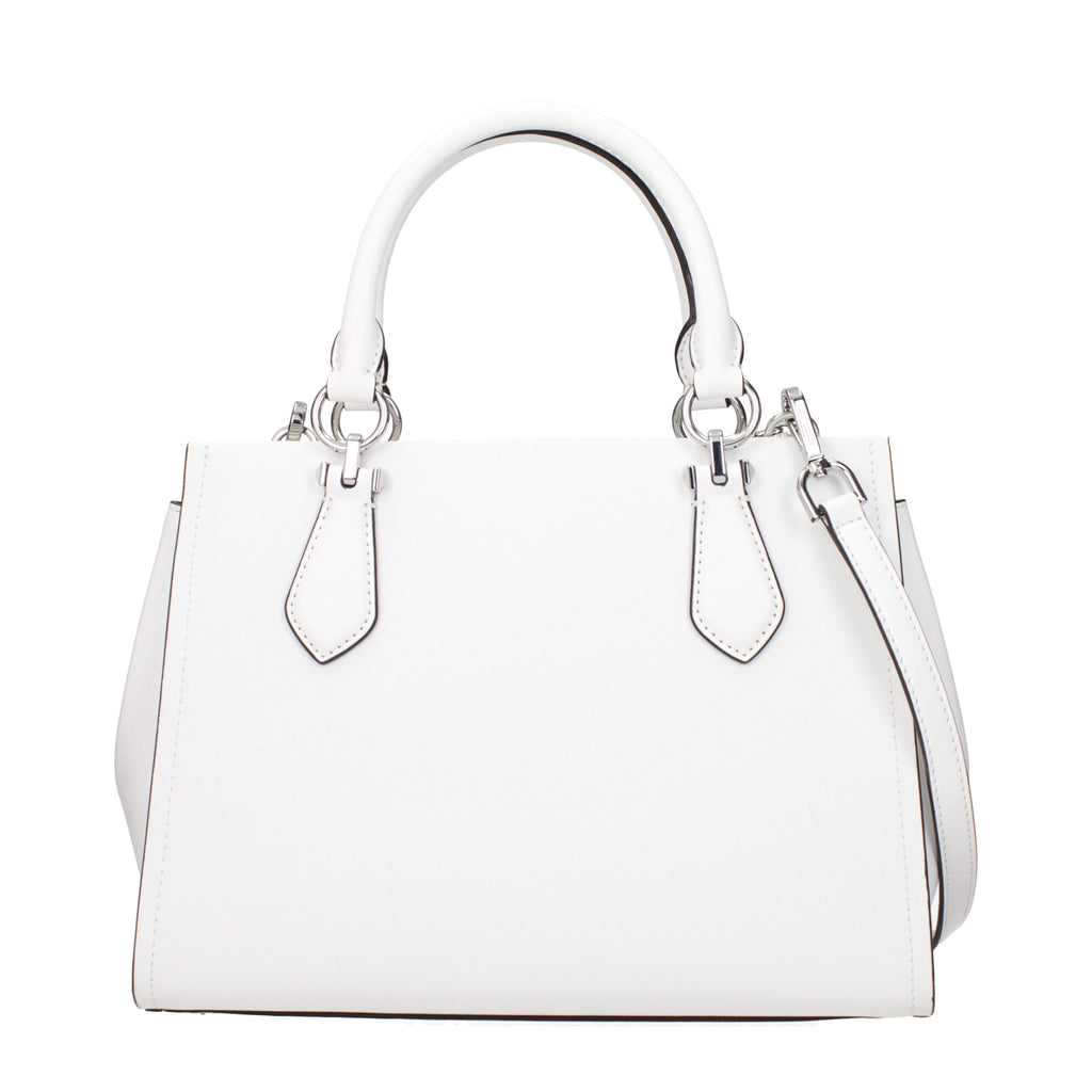 Michael Kors Weiße Ledertasche
