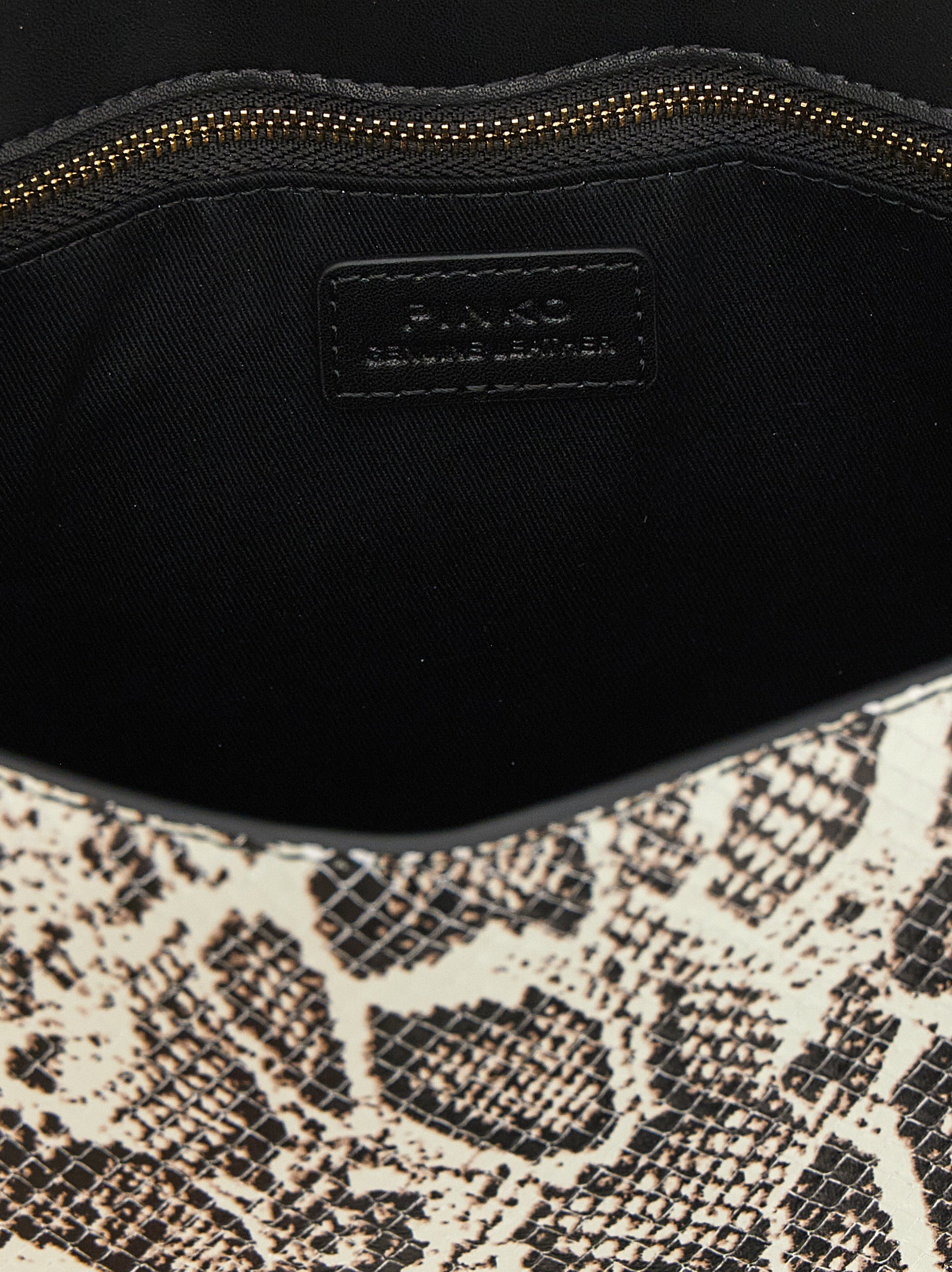 PINKO Graue Kalbsleder-Handtasche