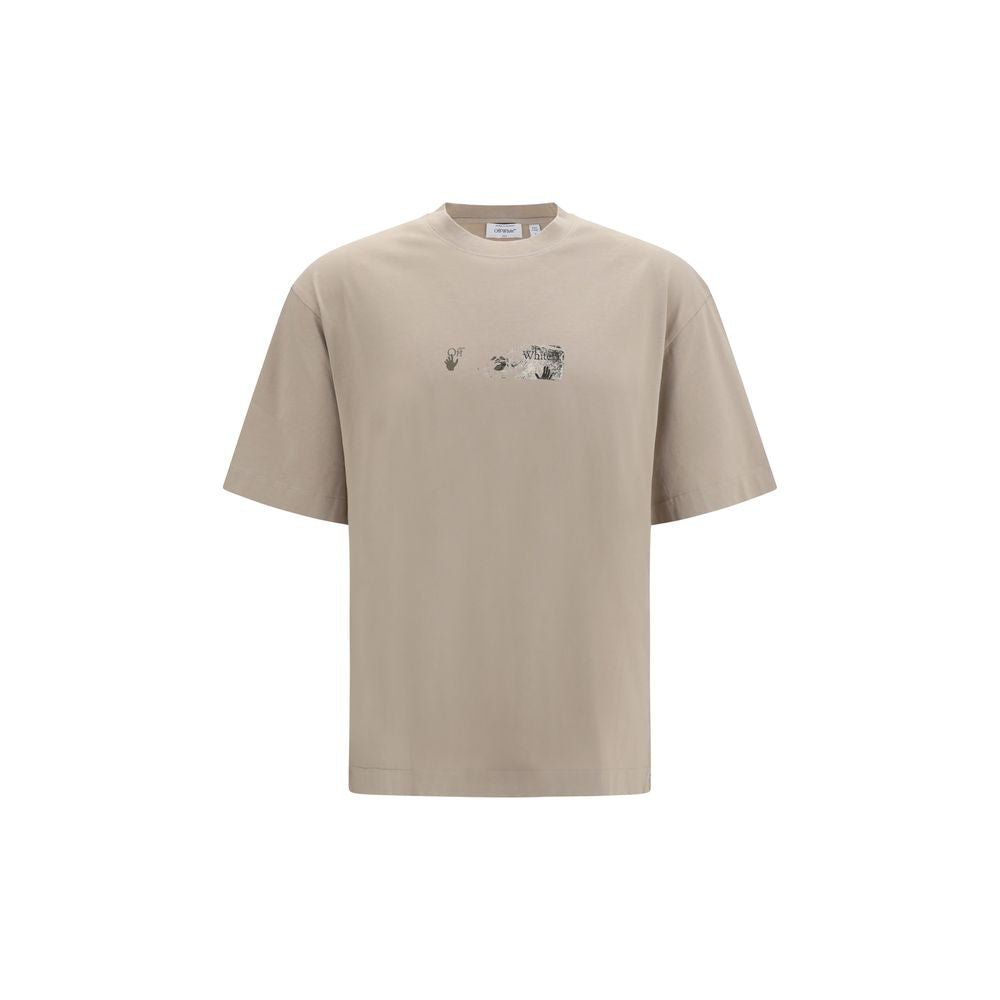 Off-White Beige Baumwoll-Sportbekleidung