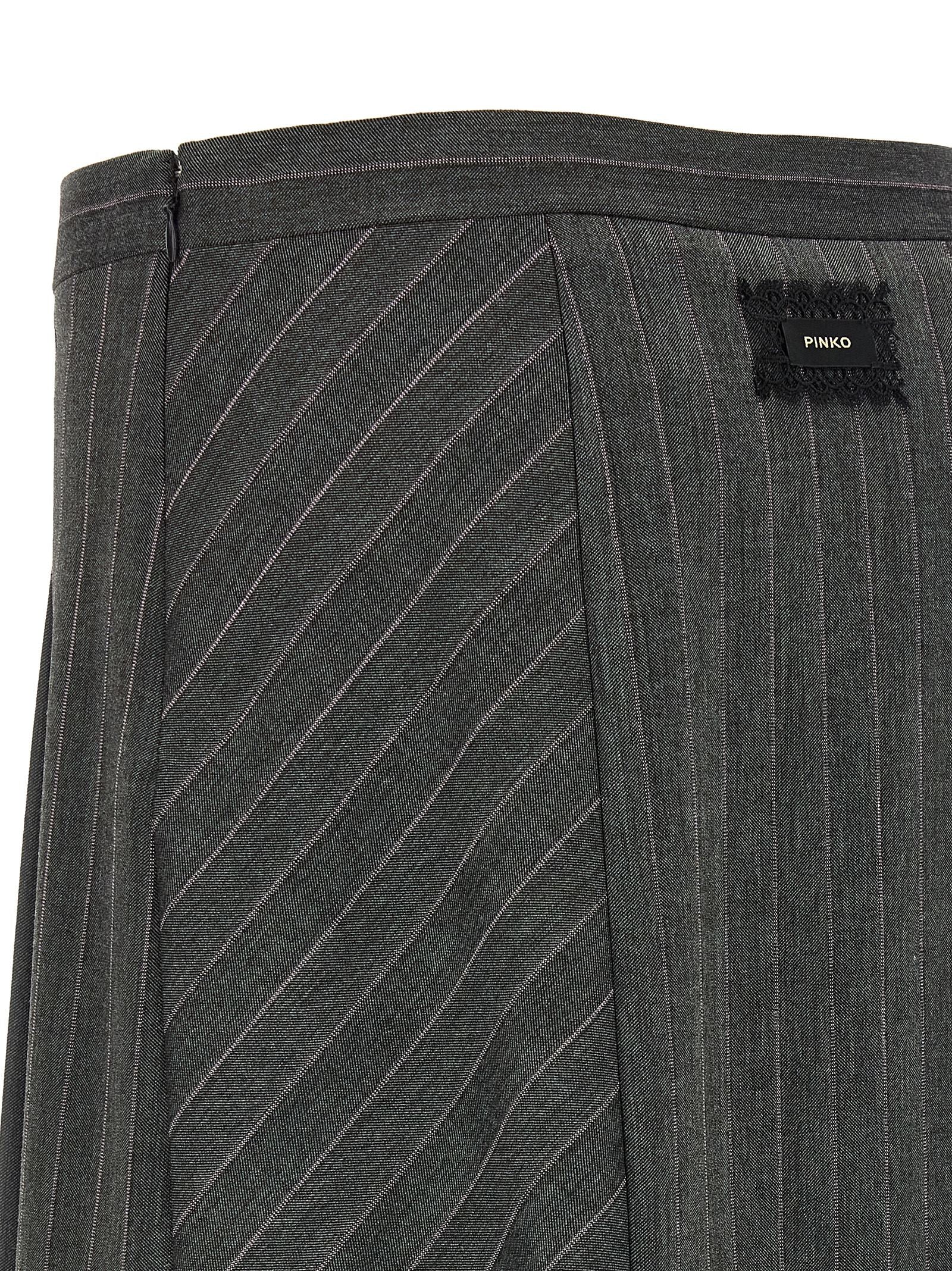 PINKO Grauer Polyester-Langrock