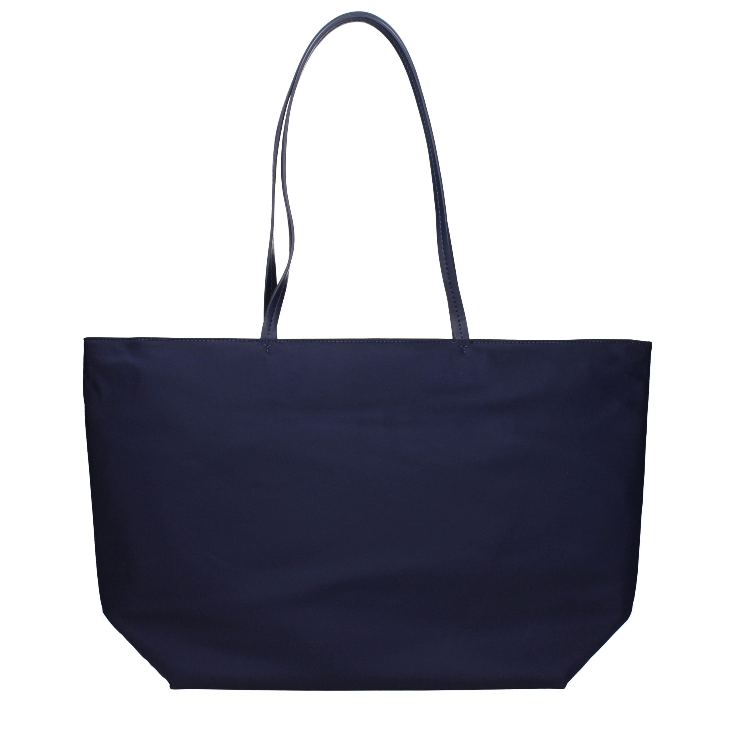 Tory Burch Blaue Stoff-Umhängetasche