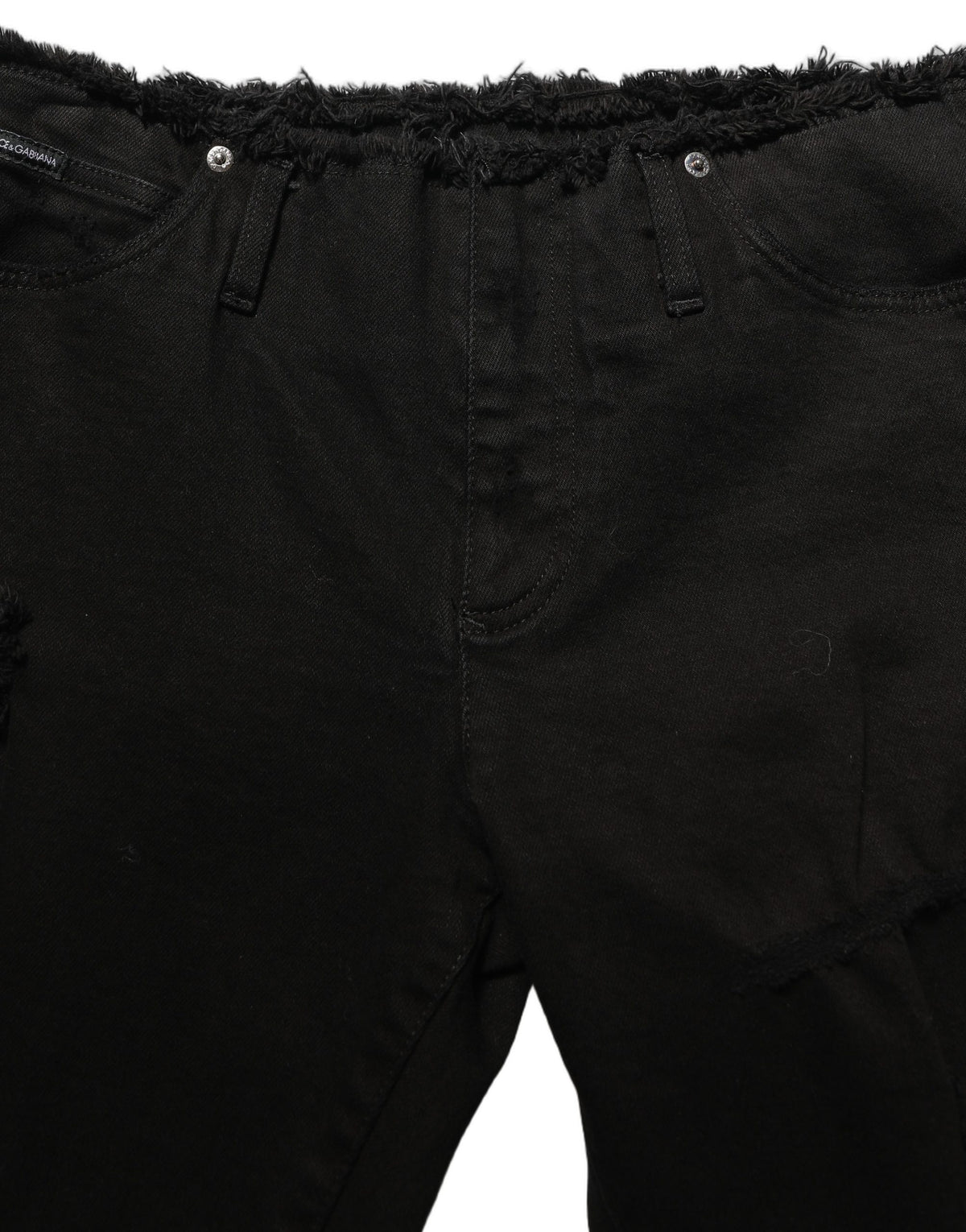 Dolce & Gabbana Schwarze Skinny Jeans aus Baumwolle