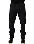 Dolce & Gabbana Dunkelgraue Baumwoll-Jeans im Slim Fit für Herren