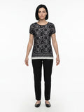 Dolce & Gabbana Mehrfarbiges Polyamid-T-Shirt
