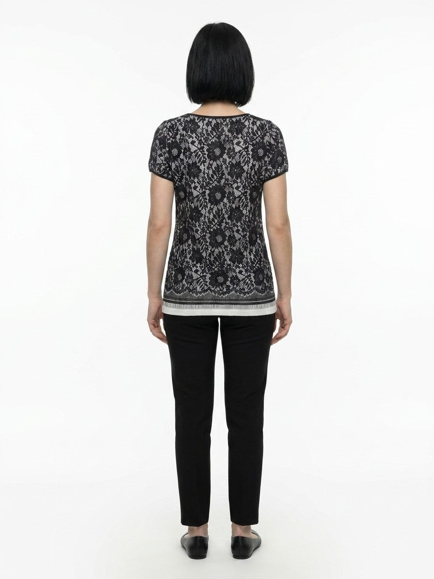 Dolce & Gabbana Mehrfarbiges Polyamid-T-Shirt