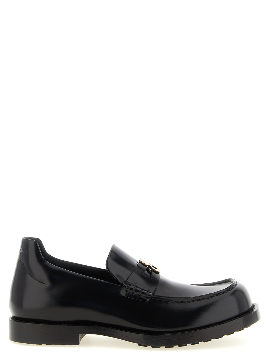 Balenciaga Schwarze Loafer aus Kalbsleder zum Hineinschlüpfen